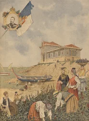 The Portuguese Pavilion at the Universal Exhibition of 1900, Paris, Illustration from Le Petit Journal, 26th August 1900